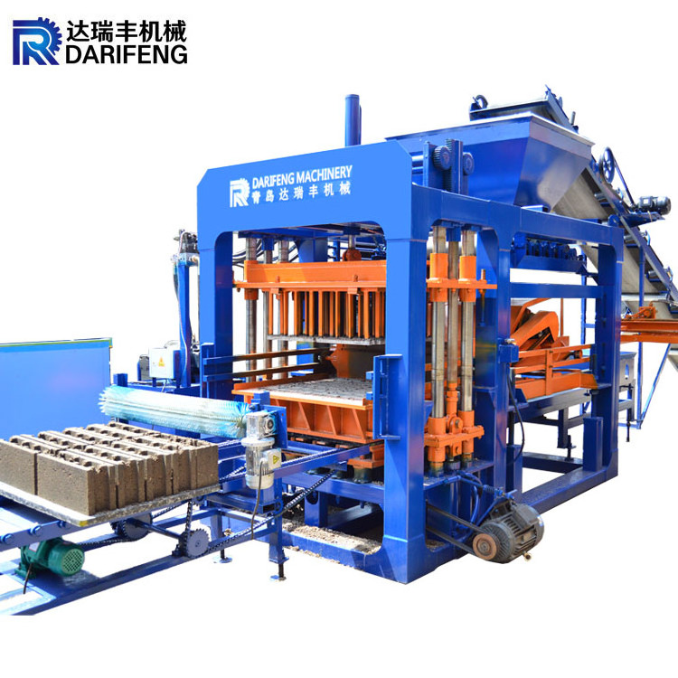 Darifeng QT6-15 industrial concrete block machine automatic hollow block making machine