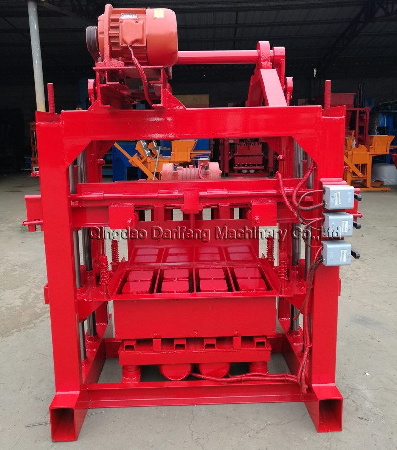 QTJ4-35 Ecological Profitable Siporex Brick Price Small Cheap manual concrete block moulding machine Maquina Bloquera Ponedora