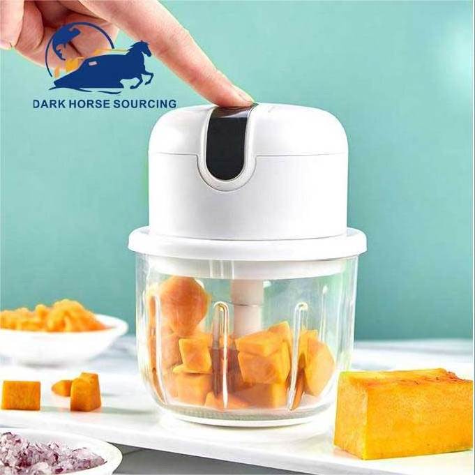 Wholesale Waterproof wireless usb charge electric Mini garlic onion food chopper Ginger Masher Kitchen Tools