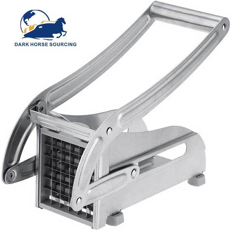 Stainless Steel manual Potato Cutter Machine Cucumber Slicer Potato Chips Strip Slicer French Fries Cutter