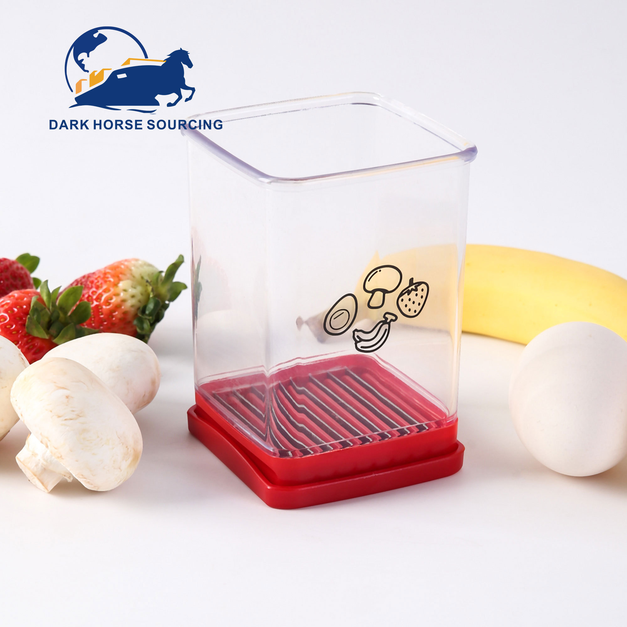 New Arrivals Multi Functional Portable ABS Stainless Steel Home Kitchen Fruits Vegetables Speed Slicer Cup With Push Plate