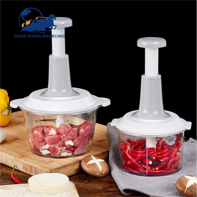 1.5L 2L Multifunction Household Press Type Manual Vegetable Grinder press type garlic onion meat grinders