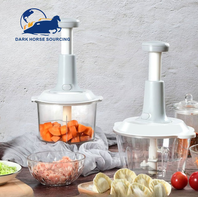 1.5L 2L Multifunction Household Press Type Manual Vegetable Grinder press type garlic onion meat grinders