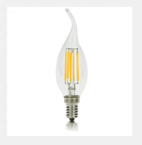 C35  LED Candle Bulbs  6w 360 degree led filament candle bulb led lighting E27