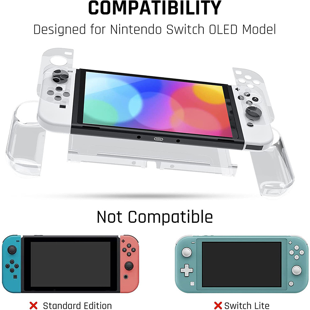 2022 NEW For Nintendo Switch OLED Protective Case Hard Cover Console JoyCon OLED Shell PC for Nintendo Switch Accessories Skin