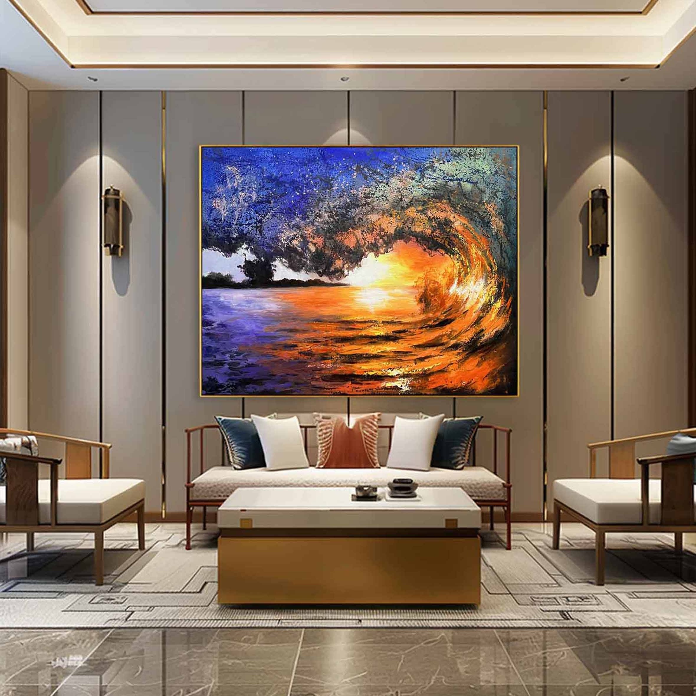 Darling DRZ92 Abstract Art Prints Custom Abstract Oil Painting On Canvas Oil Painting Painted Large Wall Art For Home Decor