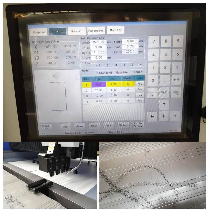 low price stainless steel plate sheet metal v-groove manual machine CNC hydraulic slotting V-cutting machine