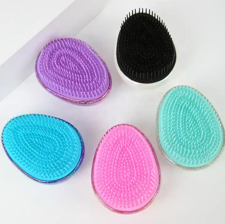 PDANY Hair Tools Massage Shampoo Brush Shampoo Bottle Dry Cleaning Toothed Shampoo Comb Bottle Set