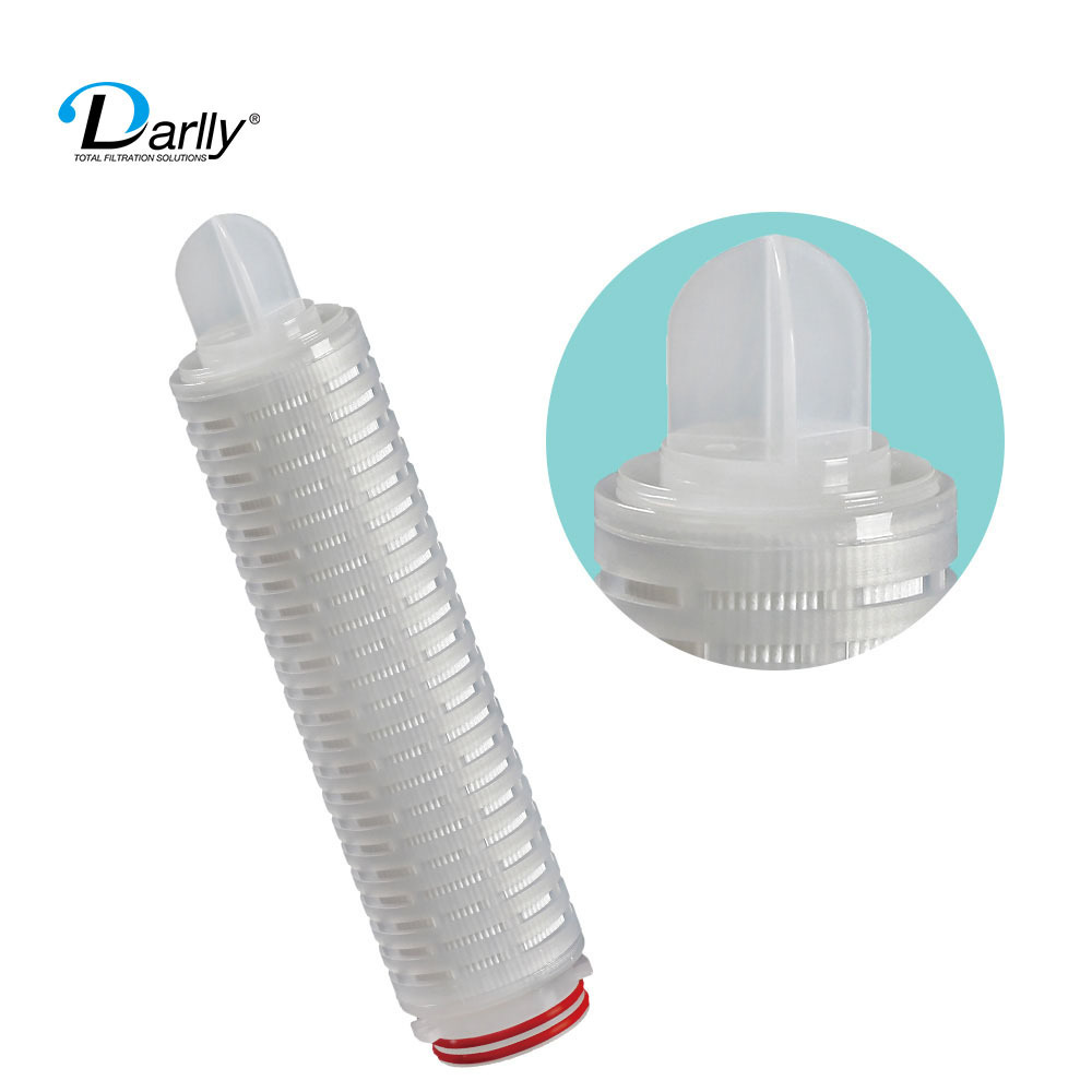 5 10 20 30 40 Inch 0.1 0.22 0.45 micron air filter ptfe vent membrane Filters Cartridge Diesel fuel for  Exhaust Gas Filtration