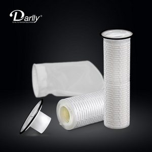 Darlly 40/60'' 5 Micron Seawater Desalination Filter Cartridges Washable Cartridge Filter Big Water Plant Cartridge Filters