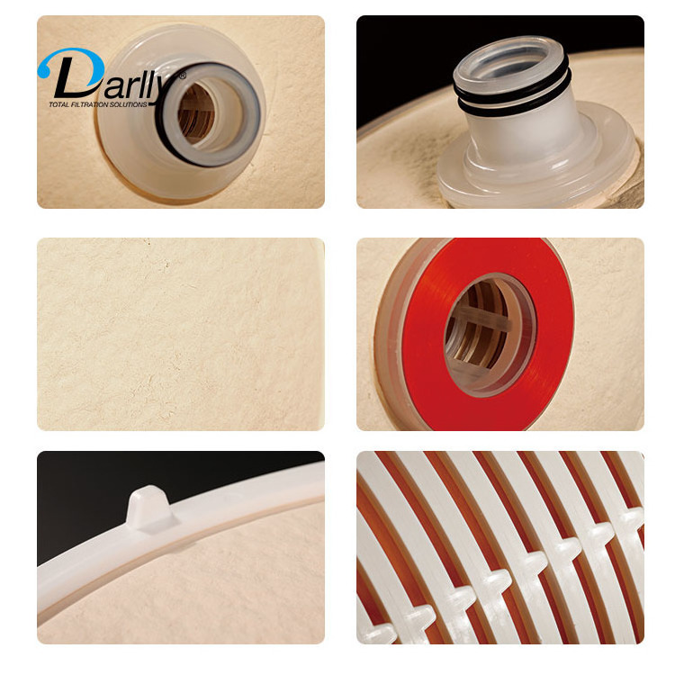 Darlly Disposable Capsule Filters Water Filtration PP Material Disposable Injection Inkjet Ink Filter PP Capsule Cartridges