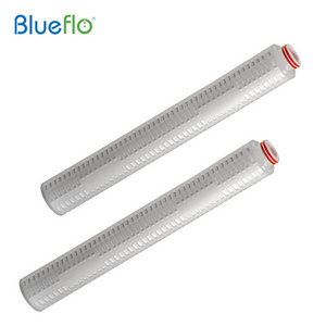 Factory PP Glass Fiber 20 inch 1 Micron Polypropylene pleated filter Cartridges for industrial RO System Water Pre-Filtration