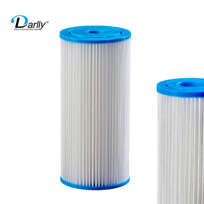 Darlly Polyester Pleated Depth Filter Cartridges 10 Micron Filter Cartridges PET Media Cartridge Filters For Water Treatment