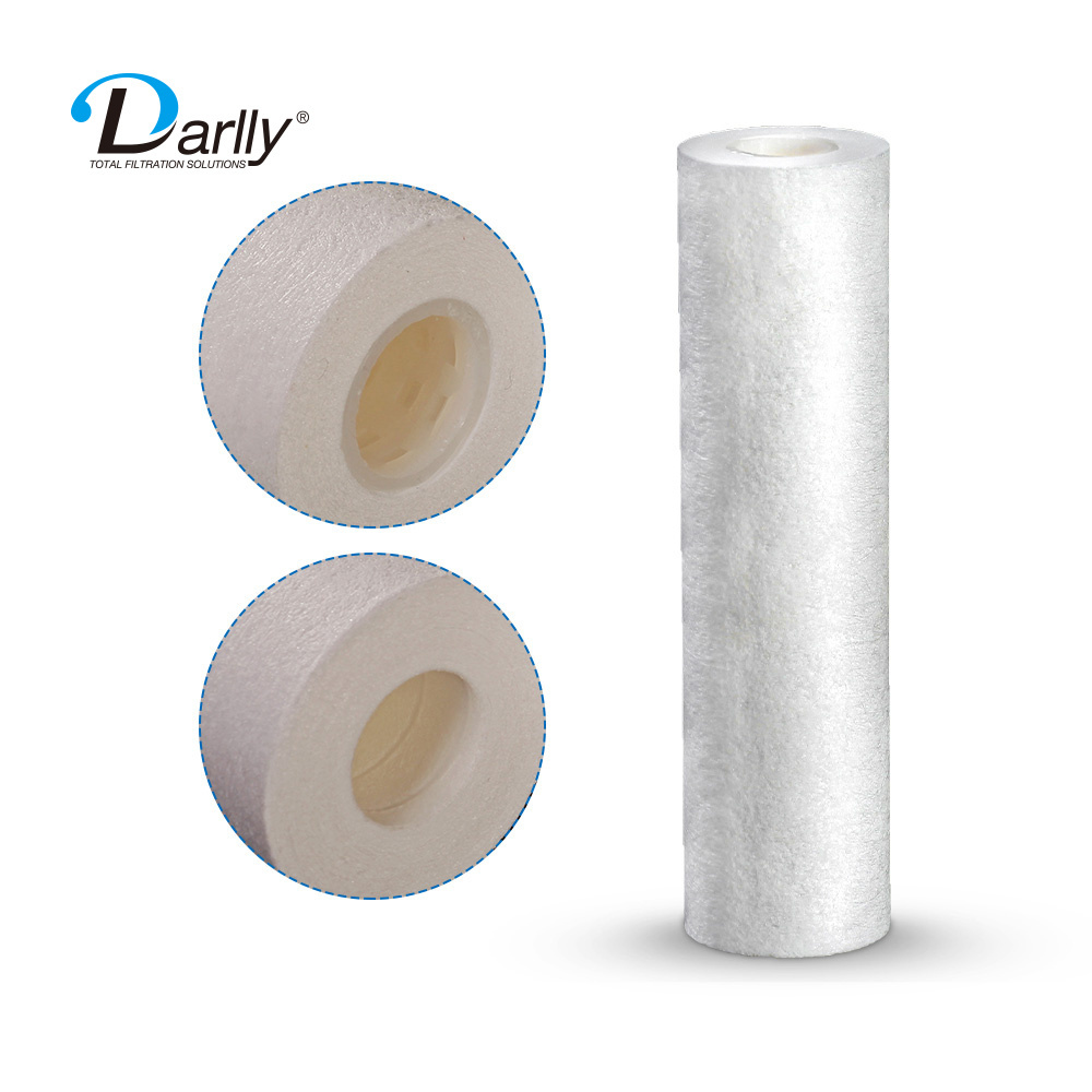 Darlly 10 Inch Water Filter Cartridge 5 Micron PP Melt Blown Depth Sediment Depth Filter For Pre-filtration