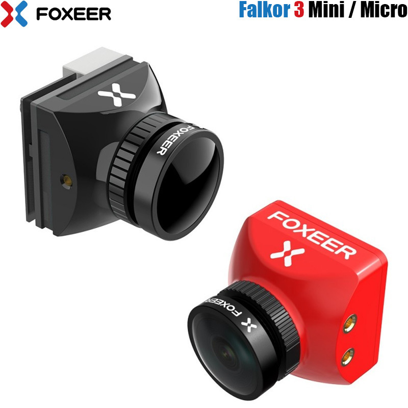 Foxeer Falkor 3 HD Camera Mini/Micro 1200TVL 1.7mm Lens 4:3/16:9 PAL/NTSC Switchable G-WDR DC5-40V FPV Foxeer RC Racing Drone