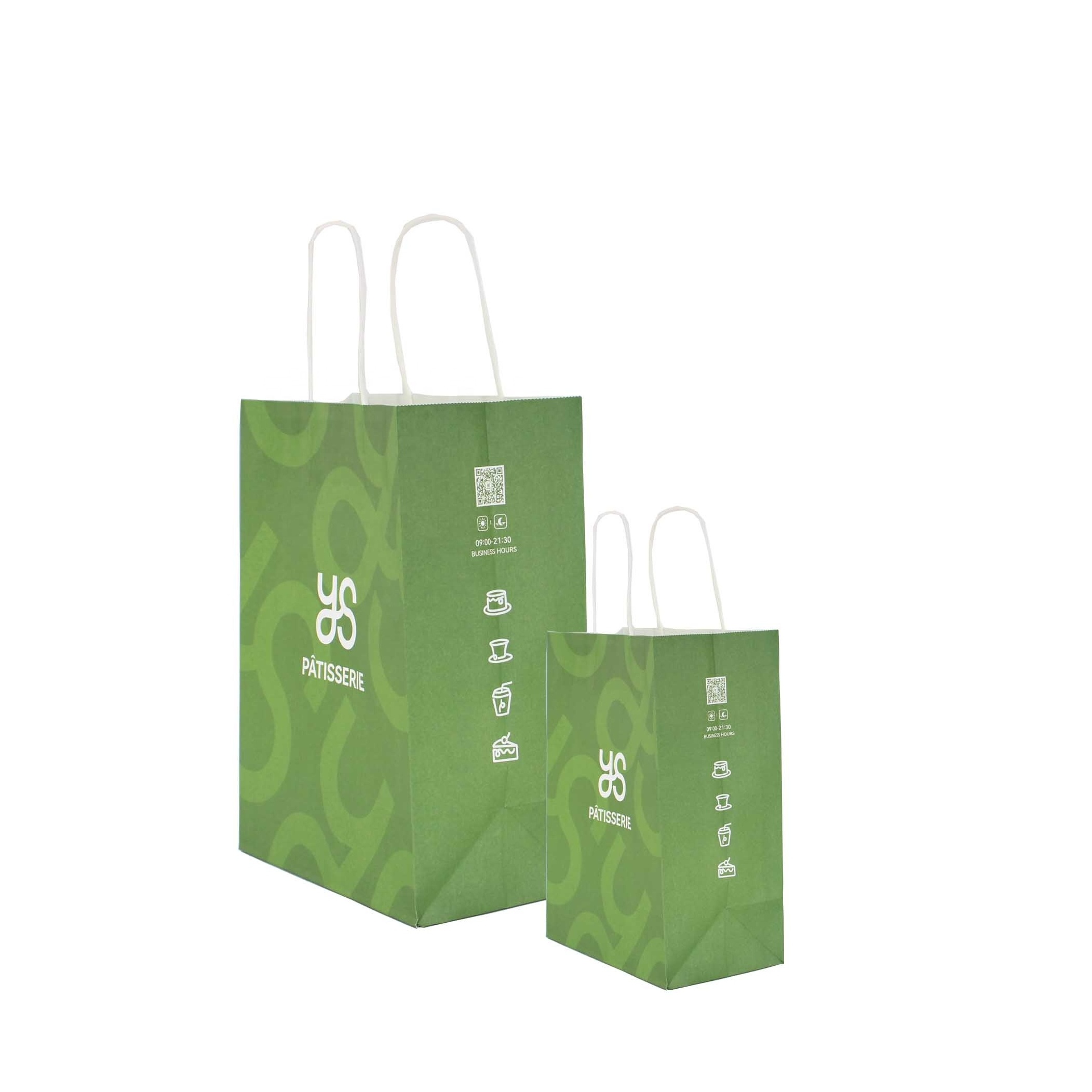 White And Black Checkered Paper Bags Oem Customize Logo 100 Gsm White Kraft Paper Bags With Handles 10x5x13