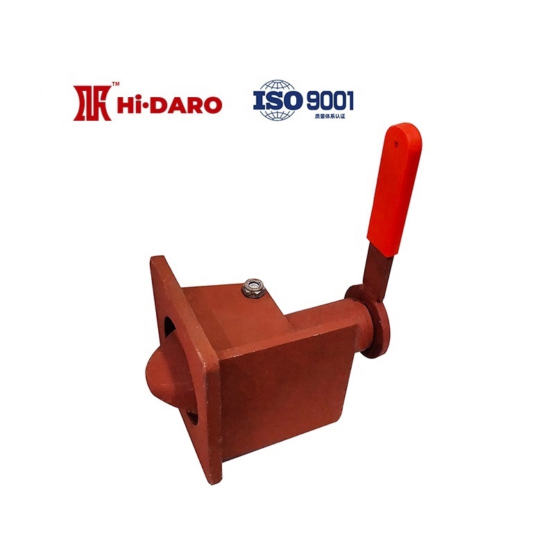 Efficient locking for container trailers 45 container dovetail twist lock