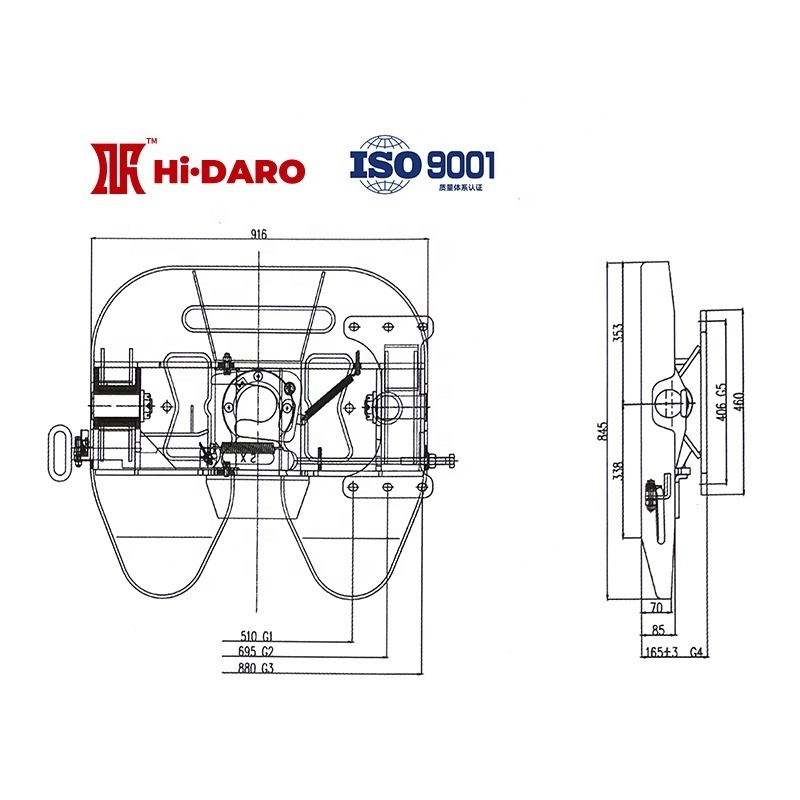 Hot Selling Electric Landing Gear Support For RV Fifth Wheel