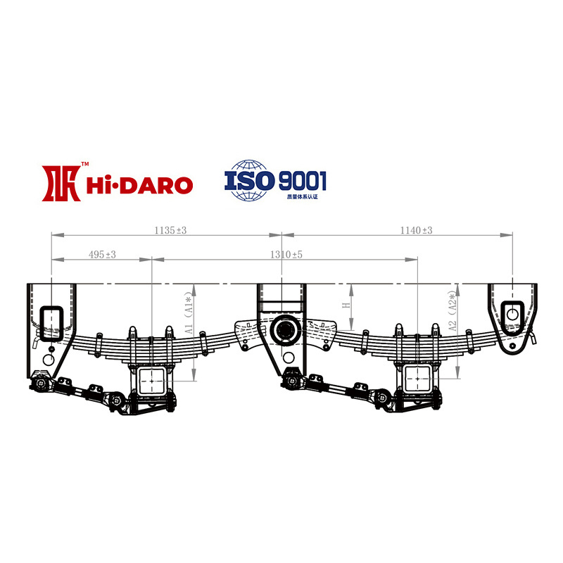 Factory Price Henred Fruehauf Trailer Spring Seat In Trailer Suspension