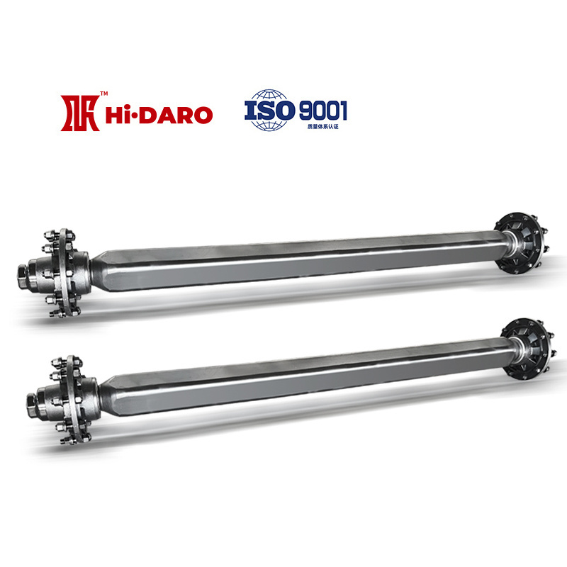 Unbraked axle torsion bar trailer axles for sale