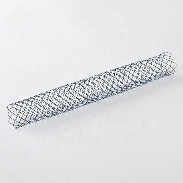 Self Expanding Disposable medical fully covered esophageal stent biliary stent nitinol stent