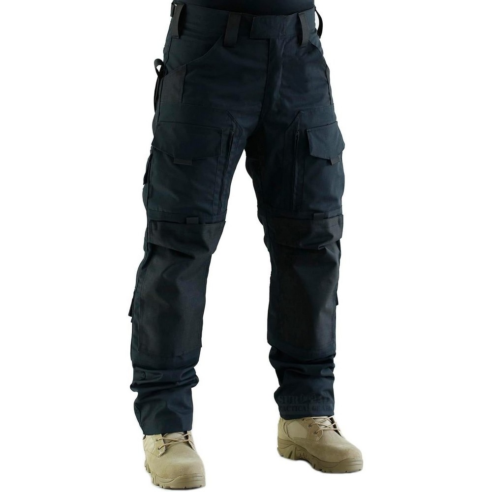 2024 OEM Men's Tactical Water Repellent Cargo Pants Lightweight Hiking Multi Functional Pockets Work Baggy Jeans Zipper Pant