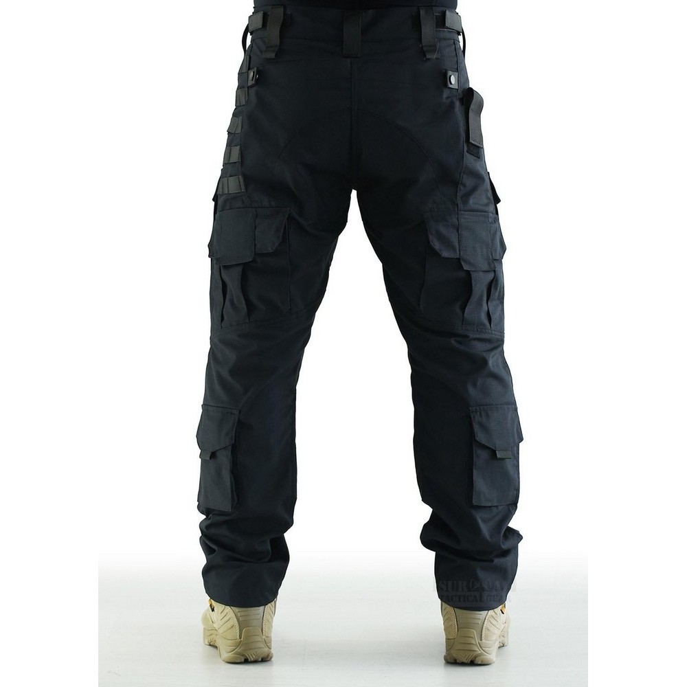 2024 OEM Men's Tactical Water Repellent Cargo Pants Lightweight Hiking Multi Functional Pockets Work Baggy Jeans Zipper Pant