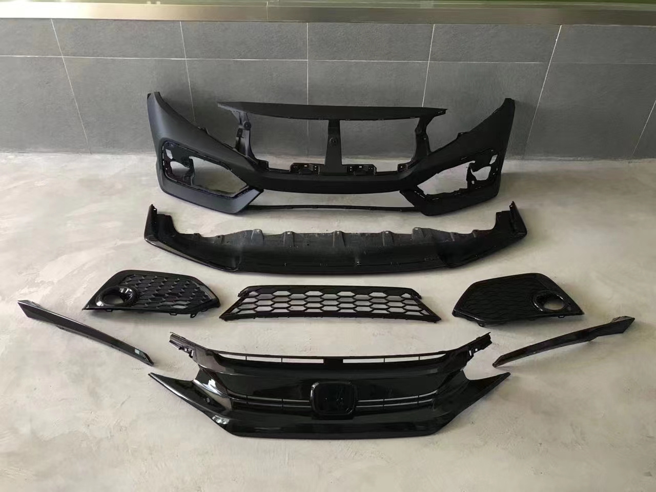 car accessories Front Bumper Rear Spoiler Car Fenders Body Kit  2016 civic si bodykit