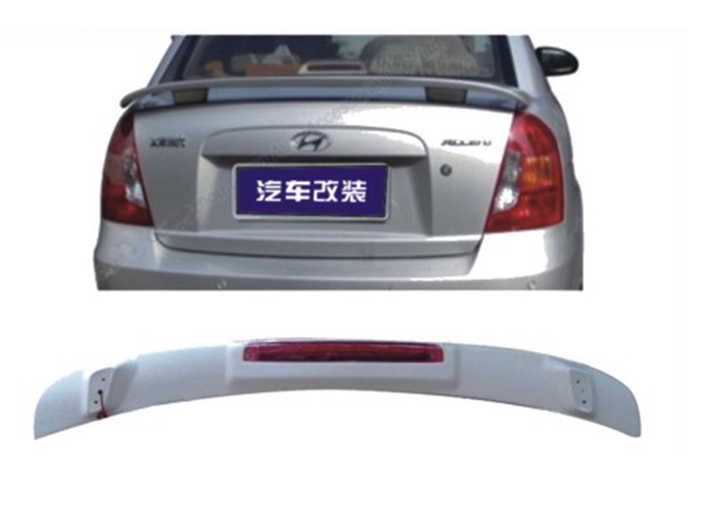 Hot Sale car Accessories Rear Spoilers, rear roof wing spoiler ACCENT SPOILER