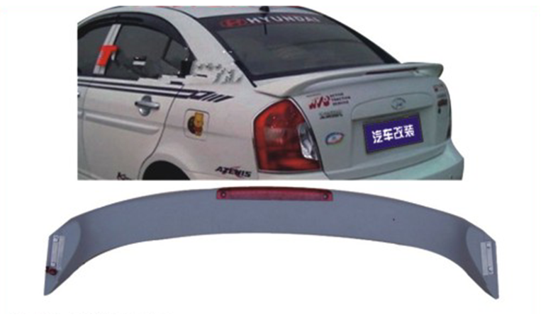 Hot Sale car Accessories Rear Spoilers, rear roof wing spoiler  ACCENT SPOILER