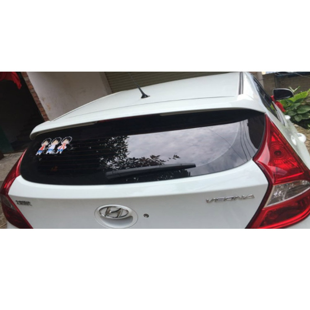 Hot Sale car Accessories Rear Spoilers, rear roof wing spoiler  VERNA ACCENT HB SPOILER