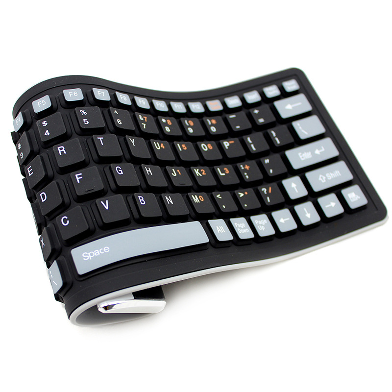 Waterproof Silent Foldable Silicone Keyboard