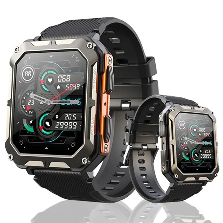 Factory C20pro Smartwatch 1.83 Inch Sport 5atm IP68 Inteligentny Zegarek Mejor Men Militarying Level C 20 C20 Pro Smart Watch