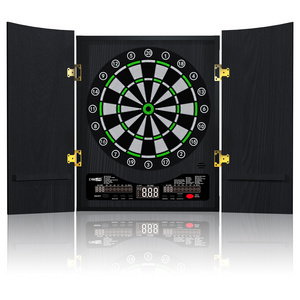 CyeeLife Professional Electronic Dartboard with Wooden Cabinets