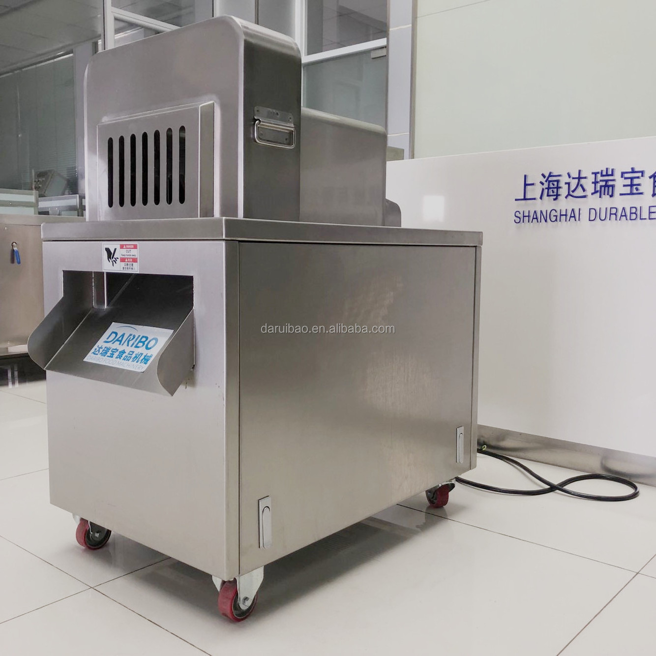 QK300 Automatic Frozen Chicken Cutting Machine  Meat Cube Cutting Machine