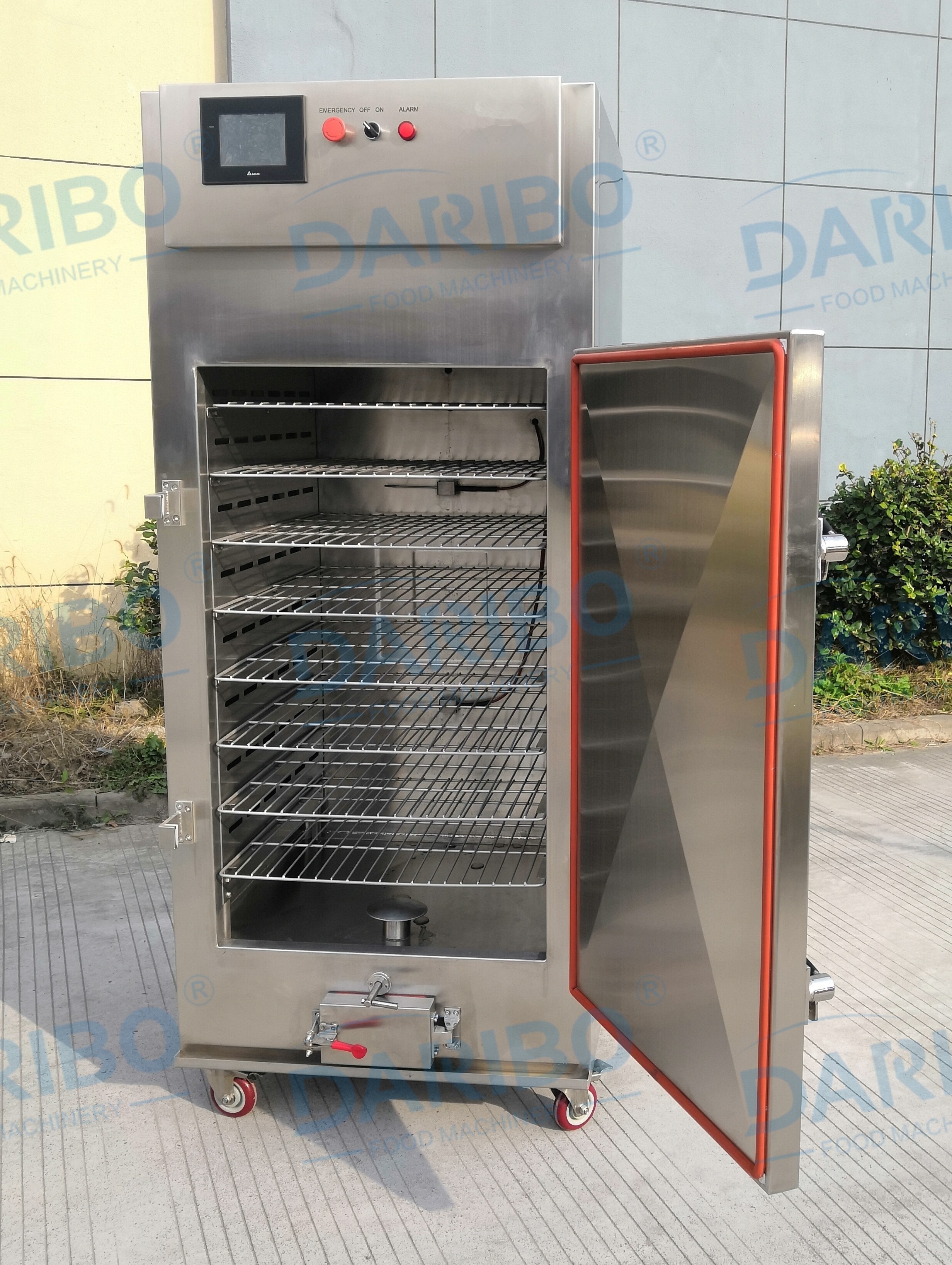 Commercial Sausage Smoker Oven/fish Smoking Oven/meat Smoke Oven With   Trolley