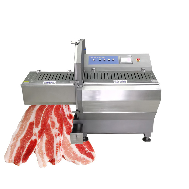 Fully automatic electric meat slicer cutter rice cake slicer T-bone slicer