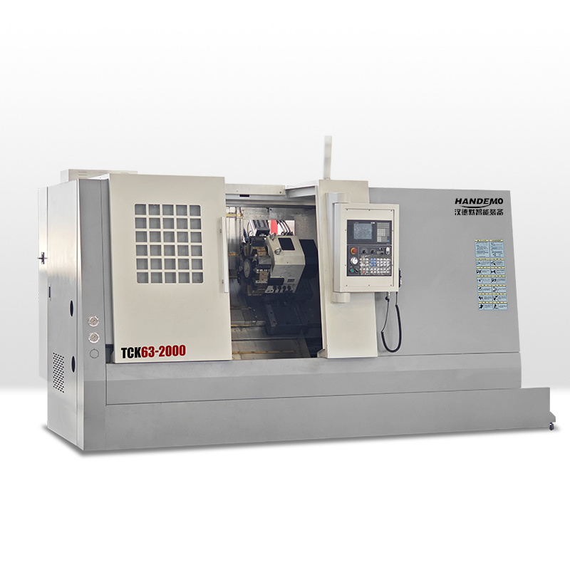 High Precision High Rigidity Slant Bed CNC Lathe for Metal  TCK63-2000 Turning Center