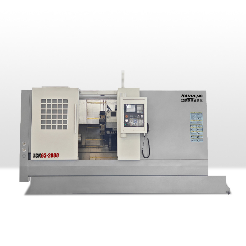 High Precision High Rigidity Slant Bed CNC Lathe for Metal  TCK63-2000 Turning Center