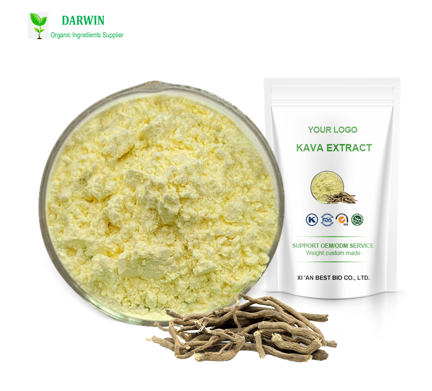 DAR High Quality Raw Material Organic Water Soluble Kava Kava Root Extract Kavalactones