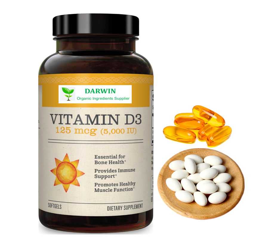 Private Label Vitamin Softgels D3 Soft Tablet Healthcare Supplement Vitamin D Capsules