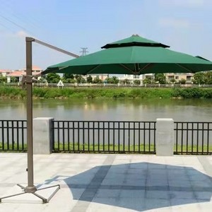 Darwin Outdoor Parasol Garden Bench Outdoor Round Roman Umbrella