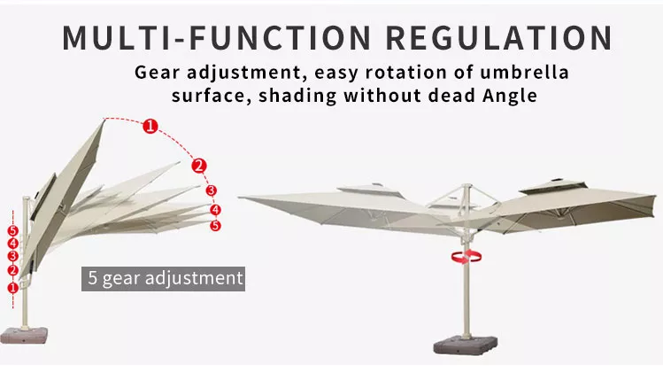 Garden Patio umbrella Restaurant Cafe Hotel Resort Furniture Commercial large parasol Big Size garden parasol sun big umbrella