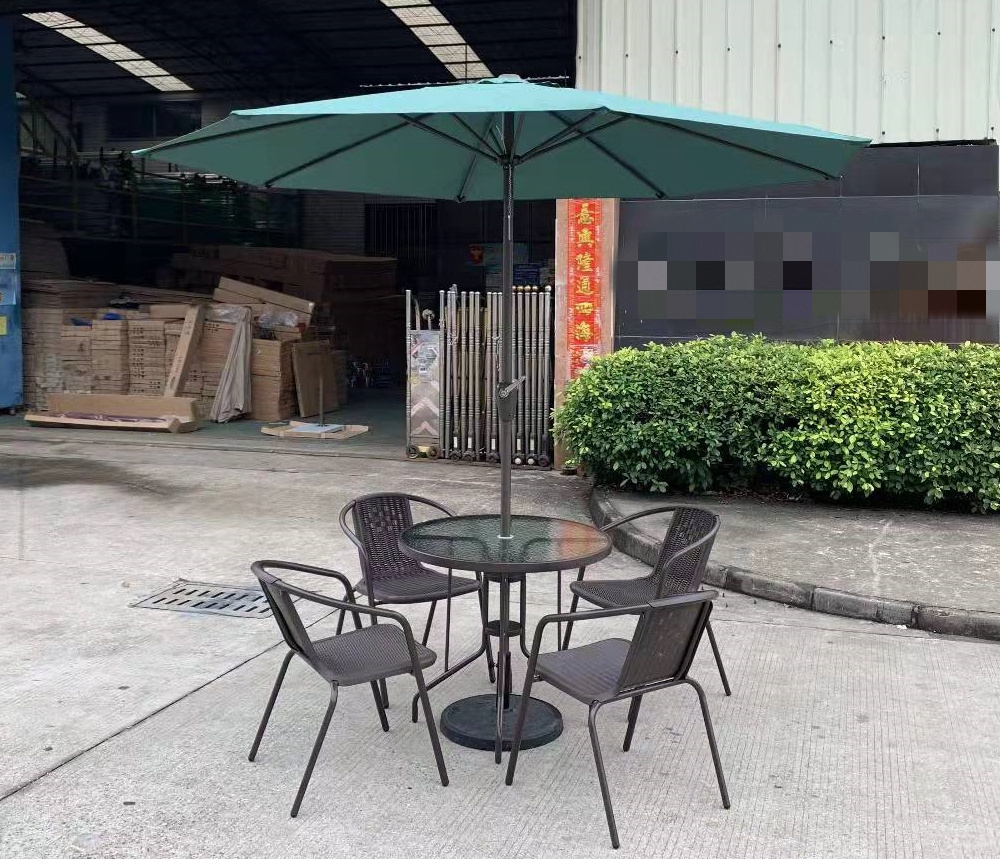 outdoor table set with parasol luxury outdoor garden parasol hotel restaurant table umbrella commercial outdoor furniture