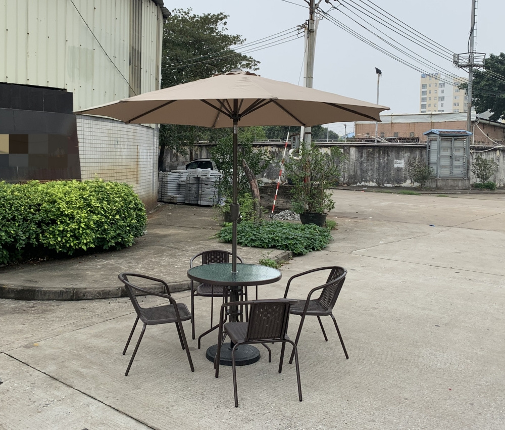 outdoor table set with parasol luxury outdoor garden parasol hotel restaurant table umbrella commercial outdoor furniture