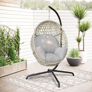 Patio Swing Aluminum Chair Neck Hammock with Stand for Baby