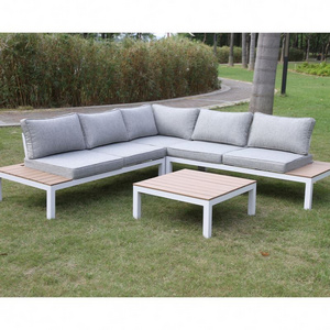 Popular outdoor garden patio l shape sofa set outdoor sofa set commercial outdoor furniture