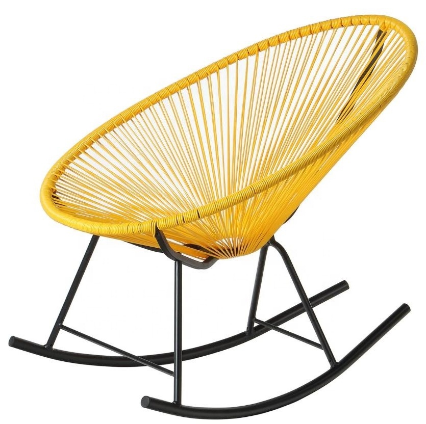 Hotsales acapulco outdoor rattan wicker chair special model rocking acapulco chair