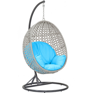 Outdoor Furniture Hanging Egg Swing Chairs for Patio or Indoor with Stand