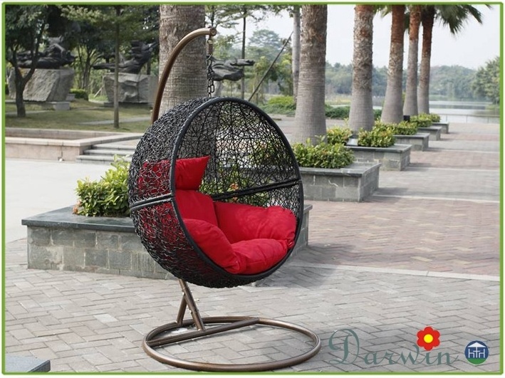 Hot sale relax hammock patio use rattan swing hanging egg chair